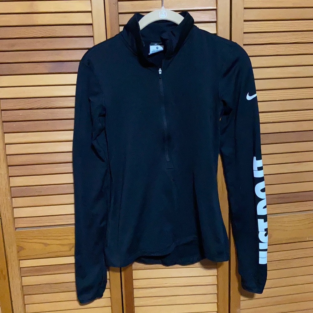 Nike Pro “just do it” performance half zip